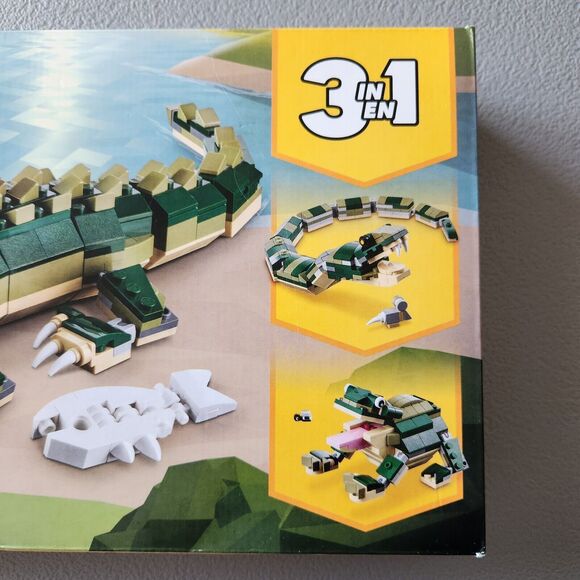 LEGO Creator 3 in 1 Crocodile Alligator Snake Frog 31121 New Sealed Box - Picture 8 of 8